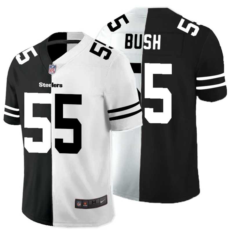 Nike Steelers 55 Devin Bush Black And White Split Vapor Untouchable Limited Jersey Dyin,We sell and wholesale Nike Steelers 55 Devin Bush Black And White Split Vapor Untouchable Limited Jersey Dyin on line form chian!